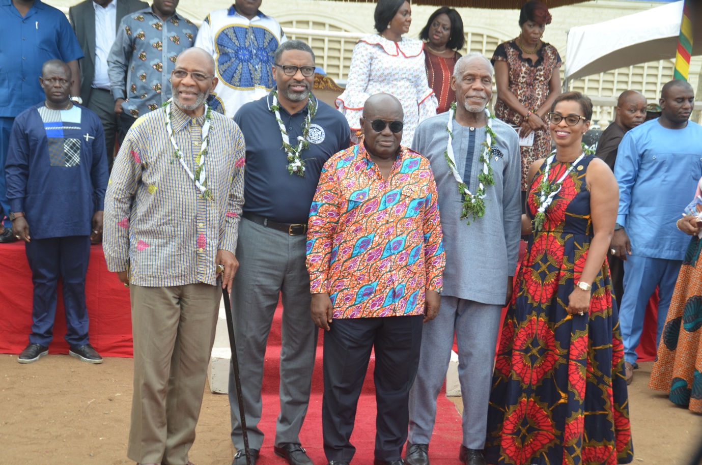 Veteran American Actor, Danny Glover and President & CEO of NAACP, Derrick Johnson led over 300 African
Americans to Ghana during the Year of Return in 2019