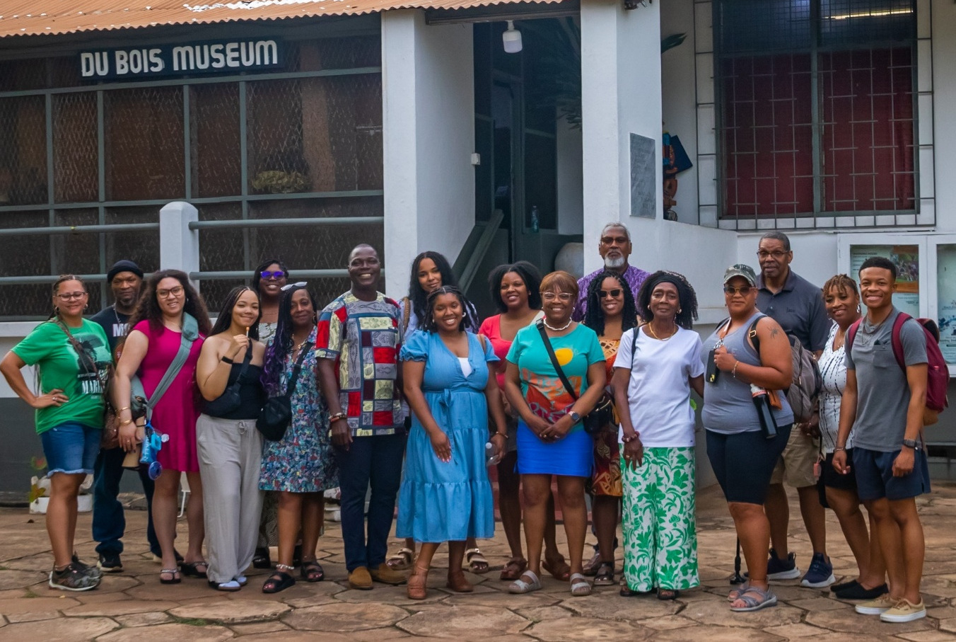 Tourists at the DuBois Museum