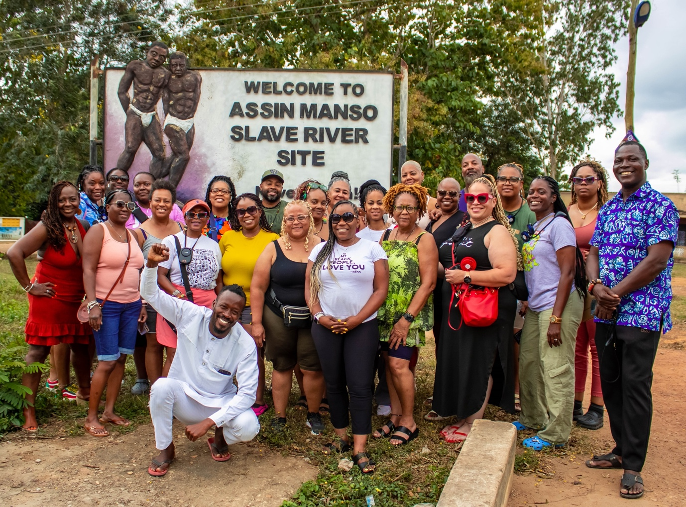 Figure 4: The Assin Manso Slave River Site continues to be a popular attraction for returning African Americans to Ghana