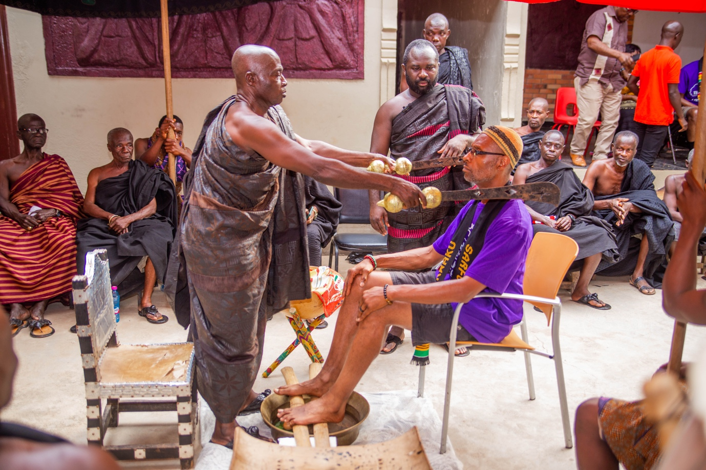 Figure 3: African Americans returning to the Motherland to reconnect to their ancestry through a traditional naming ceremony