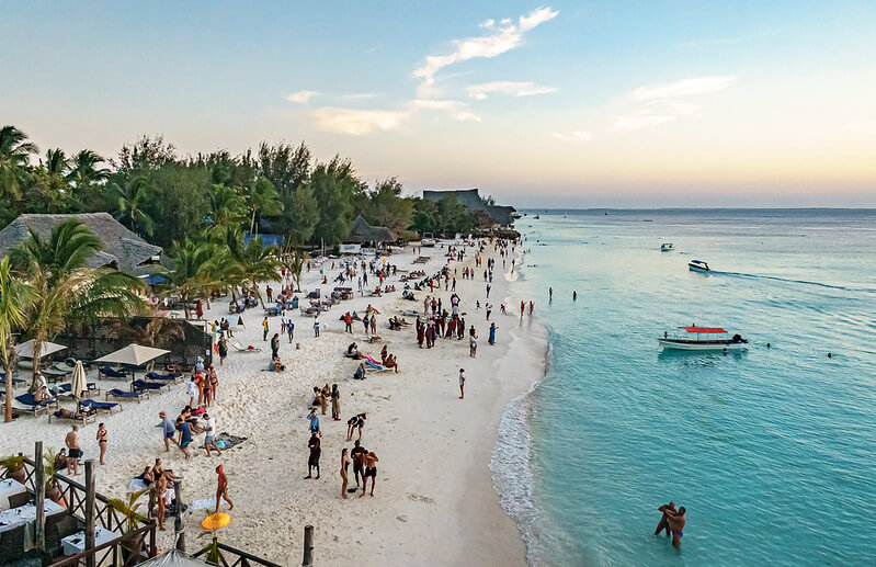 Figure 4: The pristine and lush beaches of Zanzibar, are known across the world