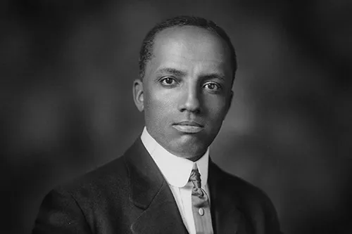 Figure 1: Woodson was the second African American to earn a PhD from Harvard University in 1912