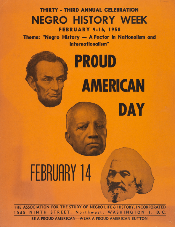 Figure 2: The Negro History Week introduced by Woodson  was the precursor to what is now Black History Month