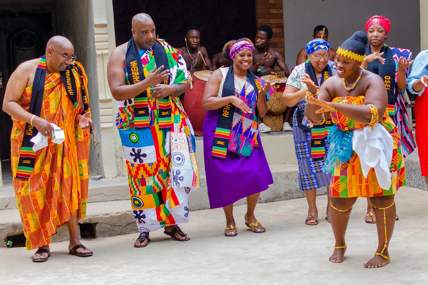 Figure 4: African Americans participating in a Naming Ceremony in Ghana