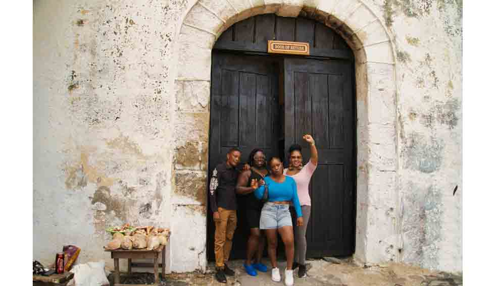 Figure 3: For African Americans, being in Ghana for Juneteenth and standing at sites such as the door of no return is deeply symbolic