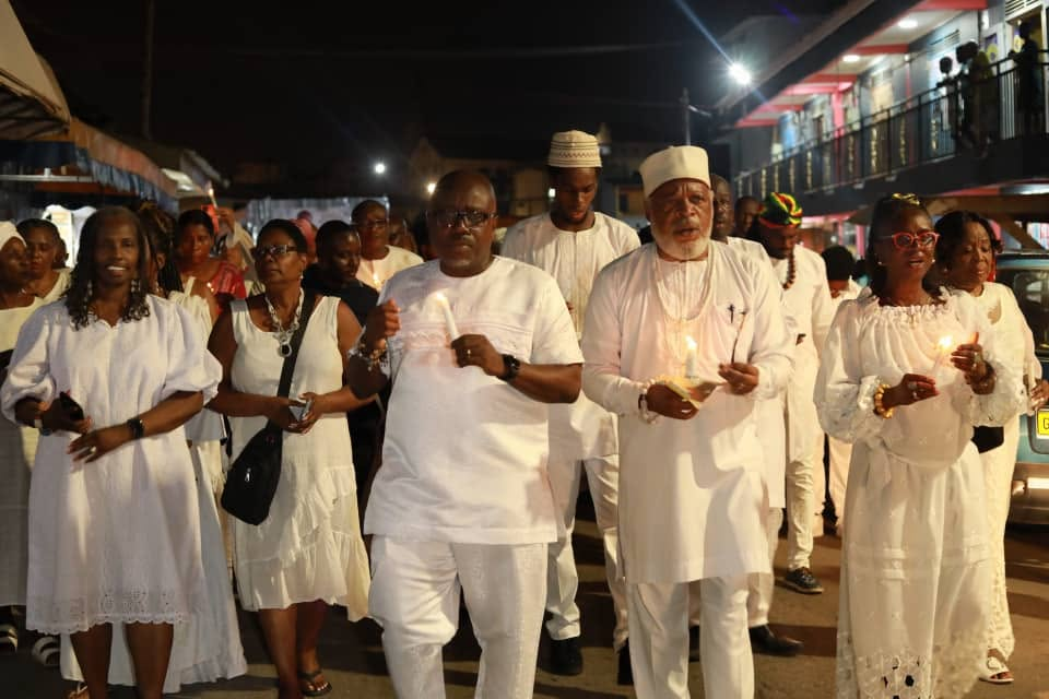 Figure 3: Candlelight procession through the principal streets of Cape Coast is a must-experience event of the reverential night