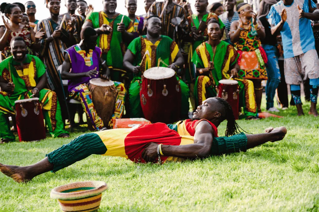 Figure 3: Cultural dance displays transform Homowo into a joyful celebration of resilience, gratitude, and abundance